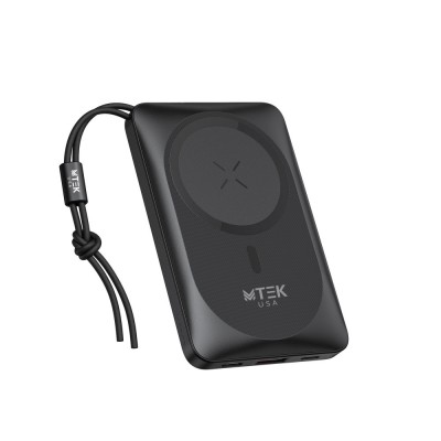 MTEK بطارية ماق سيف 10 الاف ملي امبير (20W) - اسود